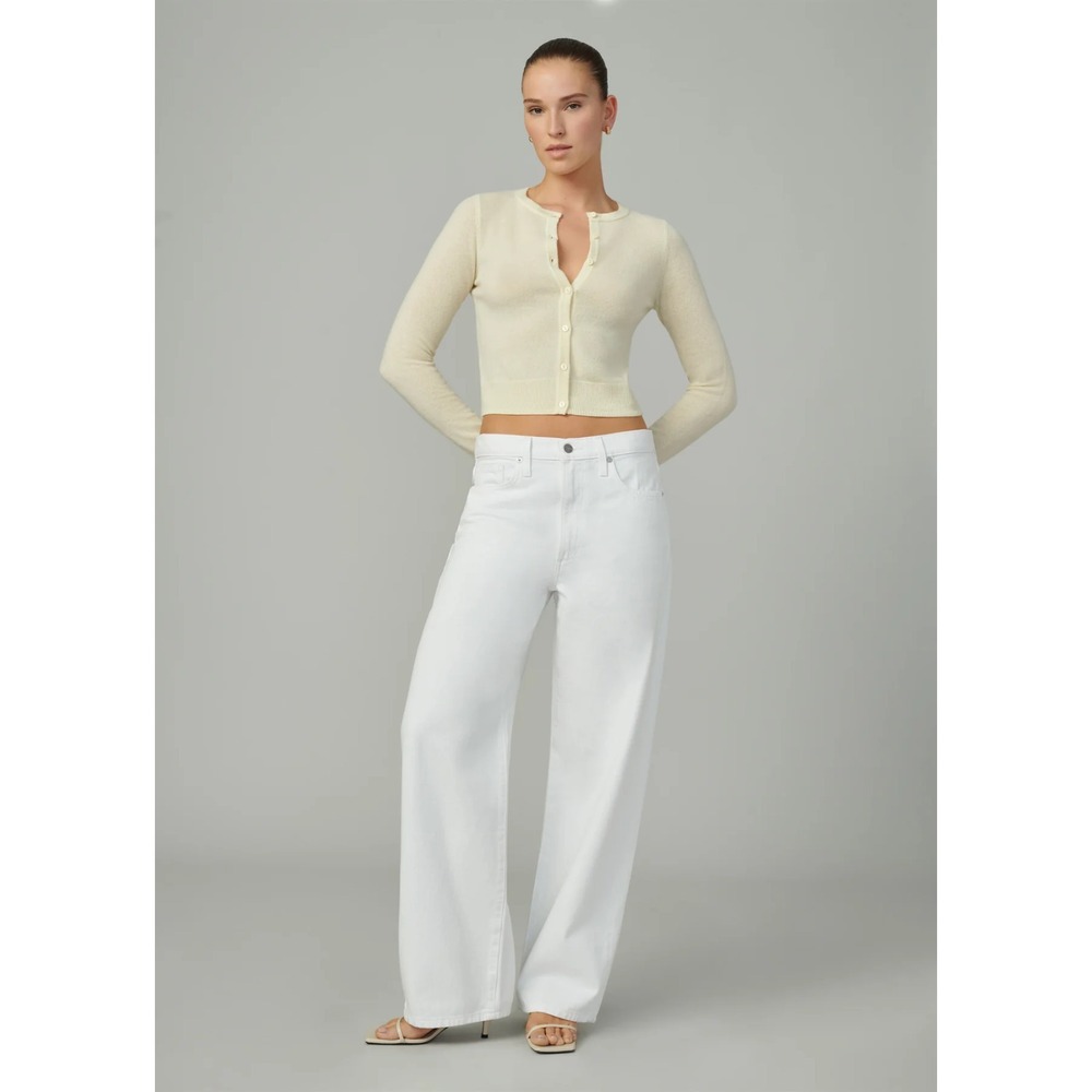 Joe's Jeans Womens Size 29 The Ryan Low Slung Baggy Jeans in White Denim $228